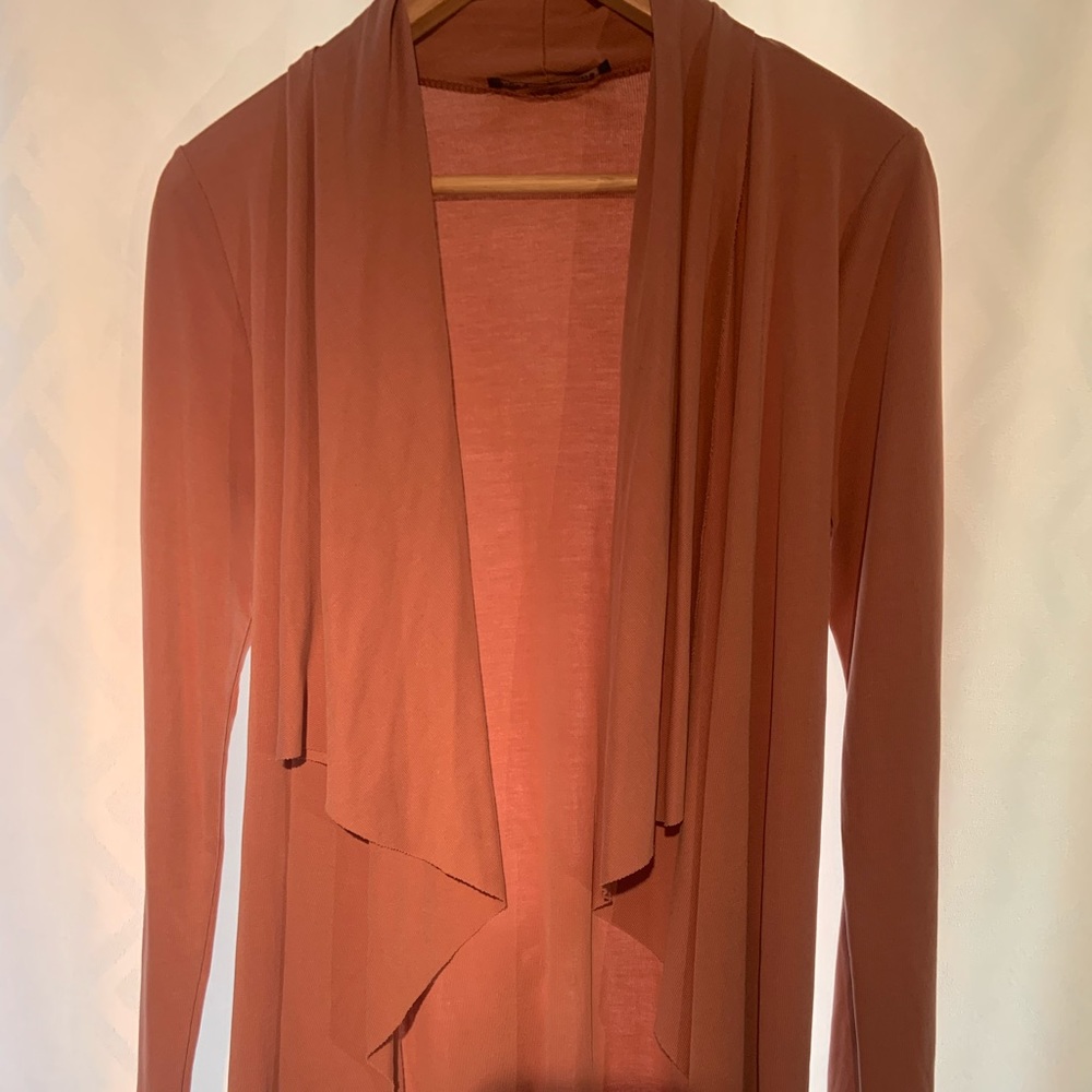 Long Cardigan mauve size small